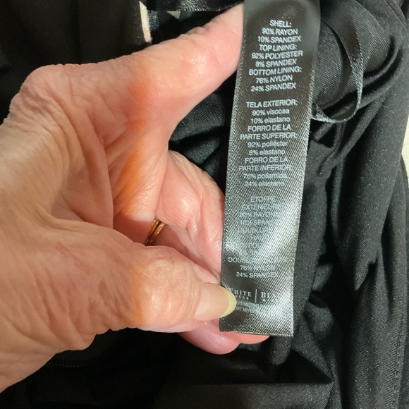 White House Black Market Bodycon Dress with wavy lines - Picture 8 of 8